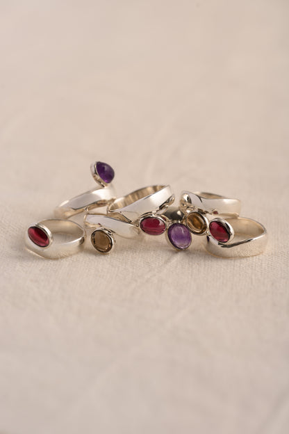 Amethyst Organic Ring